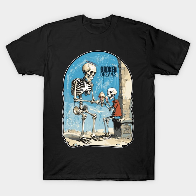 Bone Support. T-Shirt by SCRAN Art